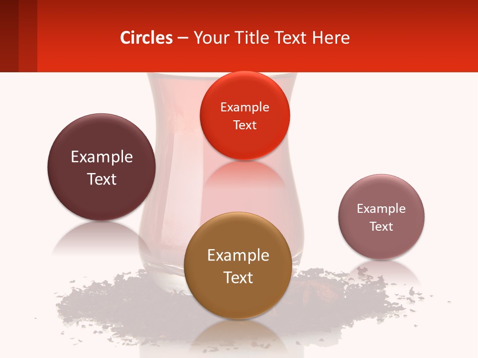 A Glass Filled With Liquid Next To A Pile Of Cigarettes PowerPoint Template