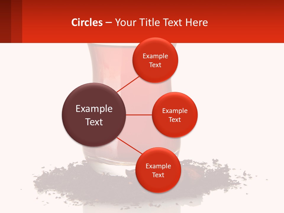 A Glass Filled With Liquid Next To A Pile Of Cigarettes PowerPoint Template