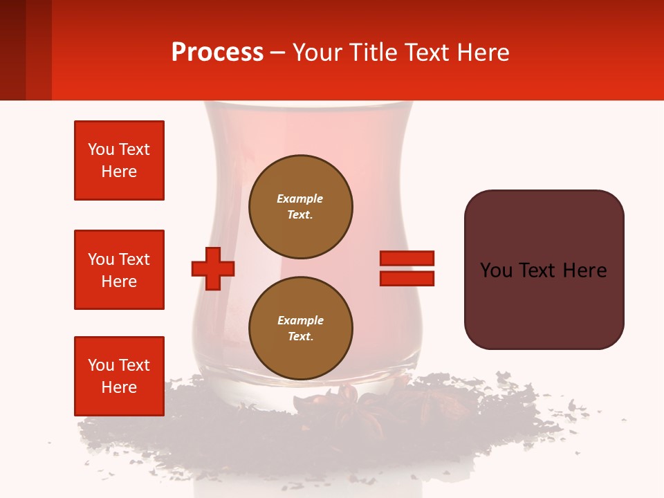 A Glass Filled With Liquid Next To A Pile Of Cigarettes PowerPoint Template