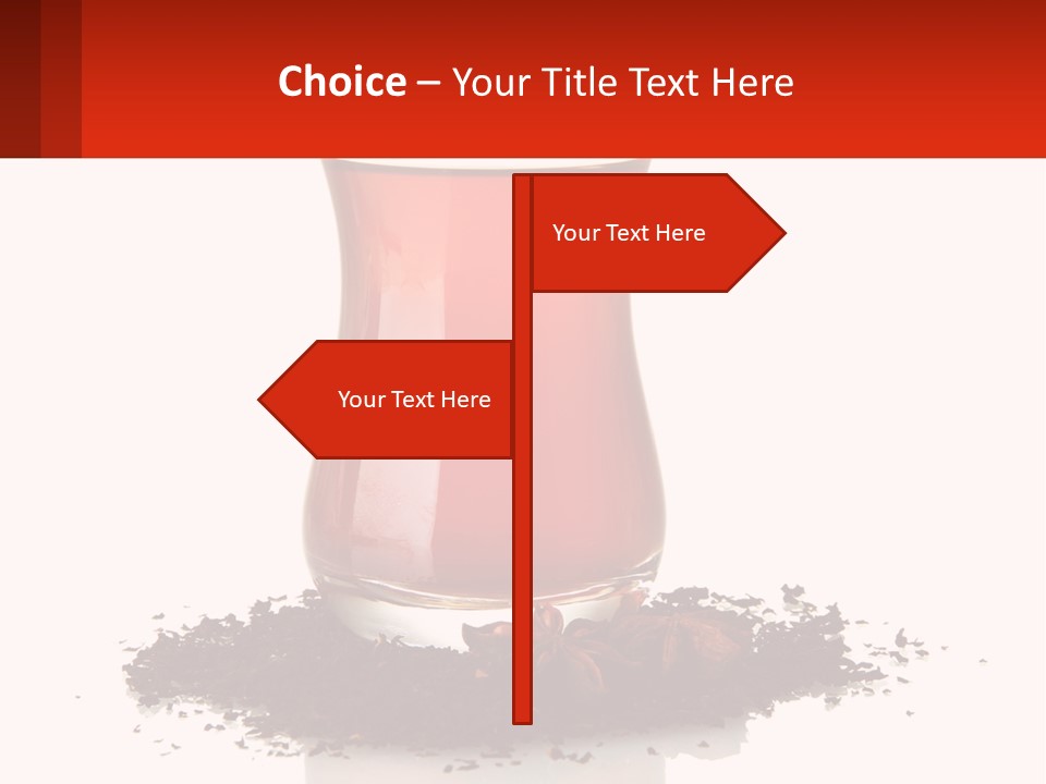 A Glass Filled With Liquid Next To A Pile Of Cigarettes PowerPoint Template