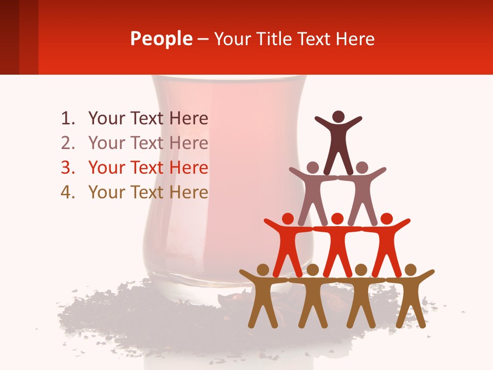 A Glass Filled With Liquid Next To A Pile Of Cigarettes PowerPoint Template