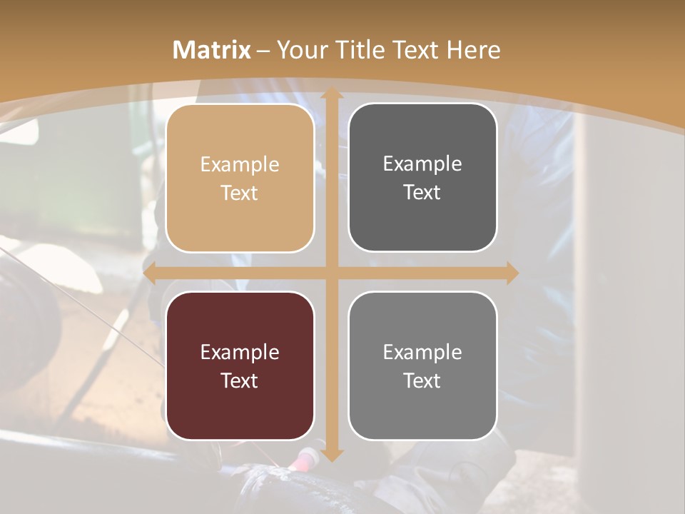 A Man In Protective Gear Working On A Pipe PowerPoint Template