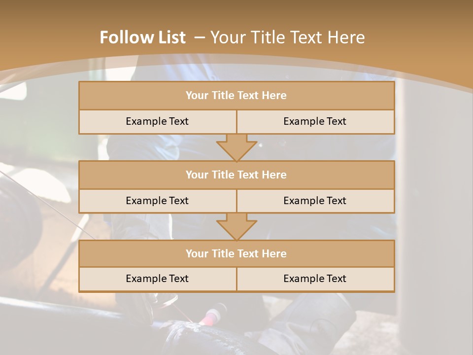 A Man In Protective Gear Working On A Pipe PowerPoint Template