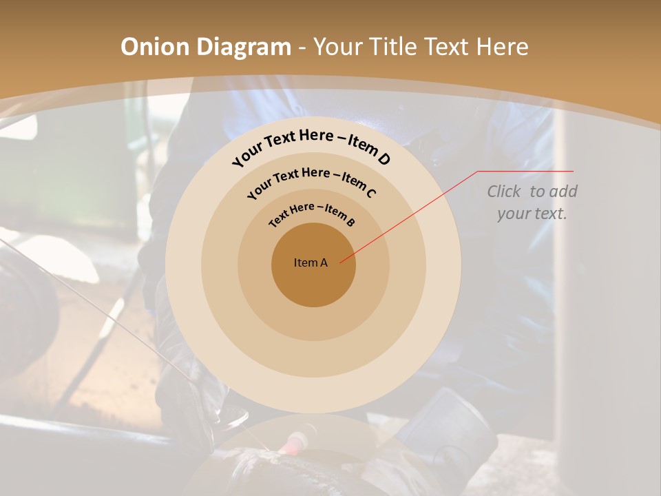 A Man In Protective Gear Working On A Pipe PowerPoint Template