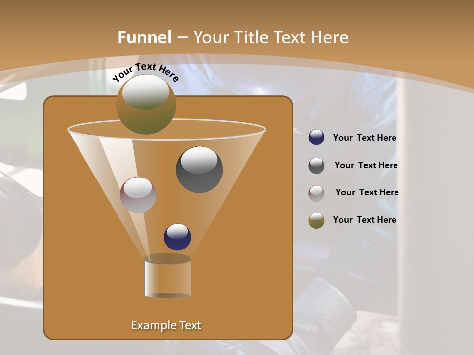 A Man In Protective Gear Working On A Pipe PowerPoint Template