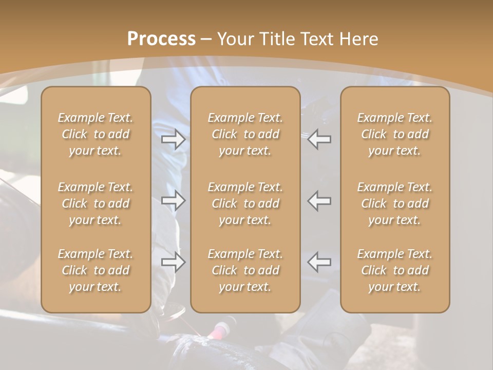 A Man In Protective Gear Working On A Pipe PowerPoint Template
