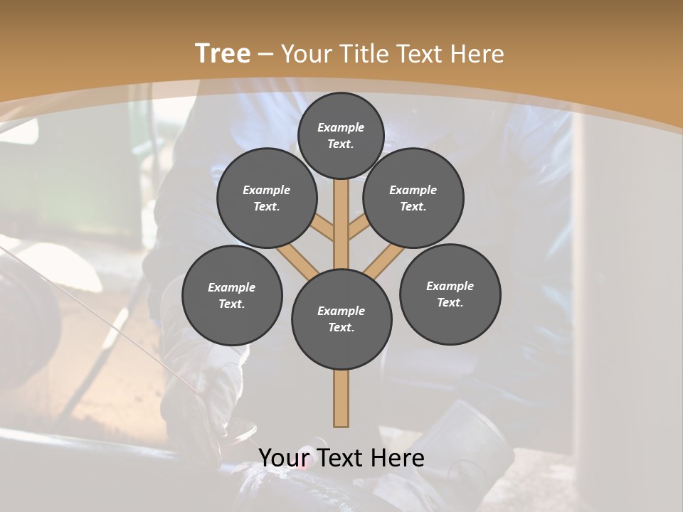 A Man In Protective Gear Working On A Pipe PowerPoint Template