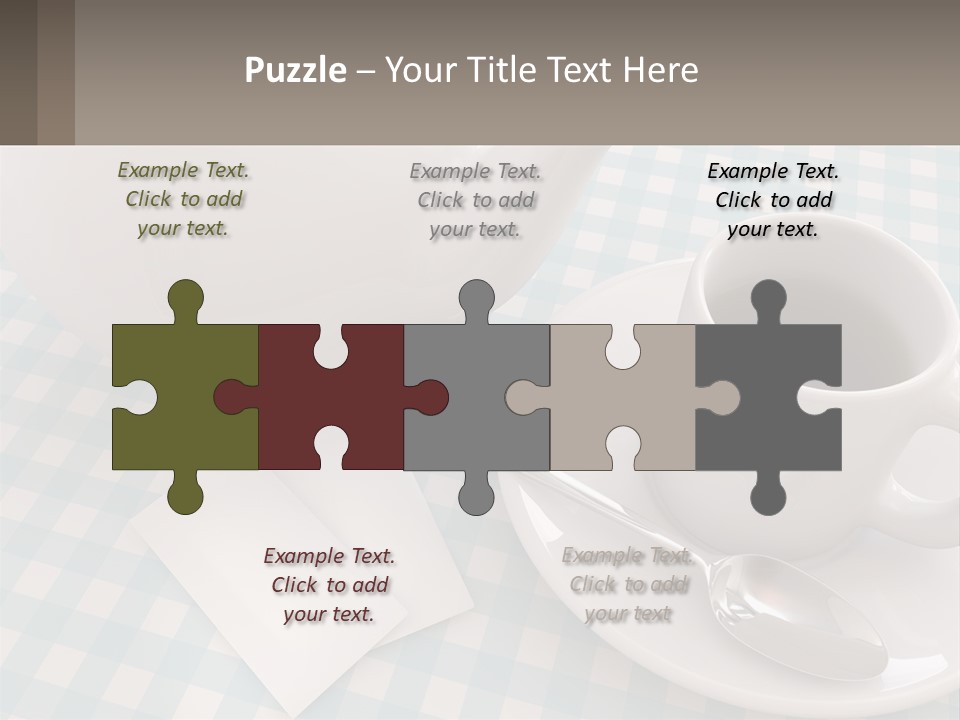 A Cup Of Tea Next To A Teapot On A Table PowerPoint Template