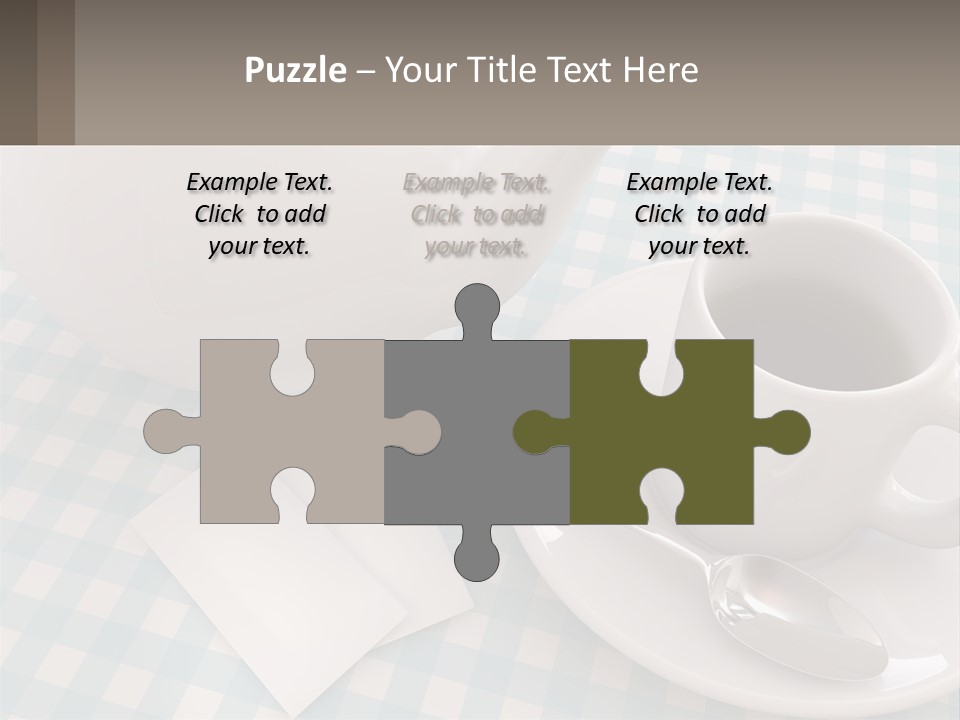 A Cup Of Tea Next To A Teapot On A Table PowerPoint Template