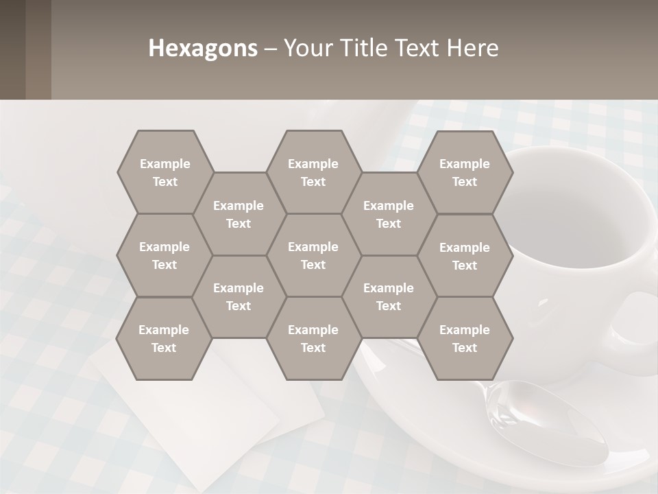 A Cup Of Tea Next To A Teapot On A Table PowerPoint Template