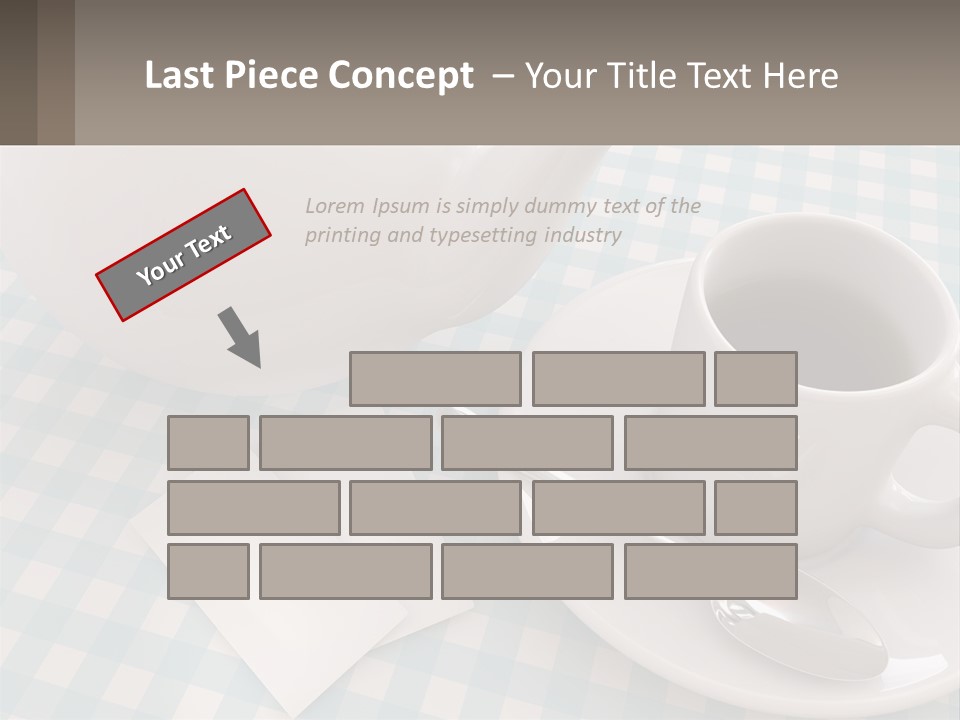 A Cup Of Tea Next To A Teapot On A Table PowerPoint Template
