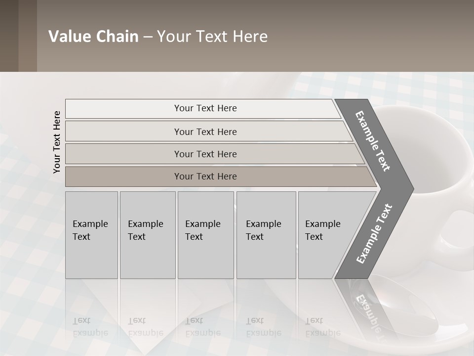 A Cup Of Tea Next To A Teapot On A Table PowerPoint Template