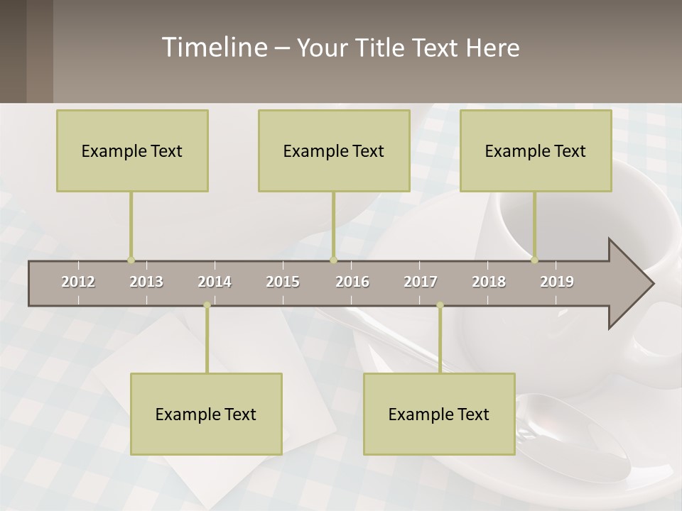 A Cup Of Tea Next To A Teapot On A Table PowerPoint Template