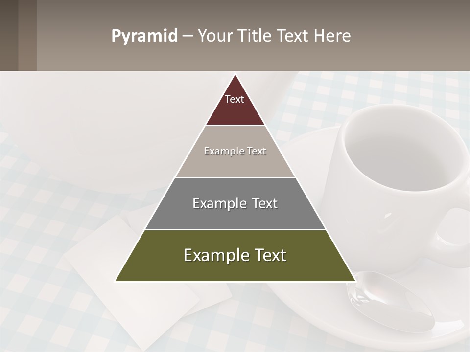 A Cup Of Tea Next To A Teapot On A Table PowerPoint Template