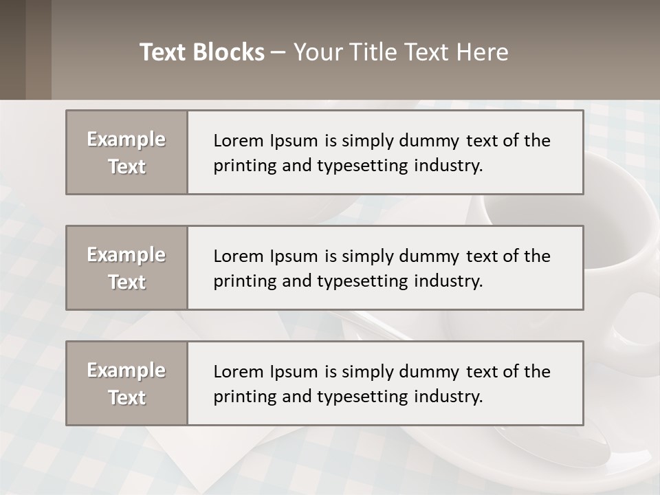 A Cup Of Tea Next To A Teapot On A Table PowerPoint Template