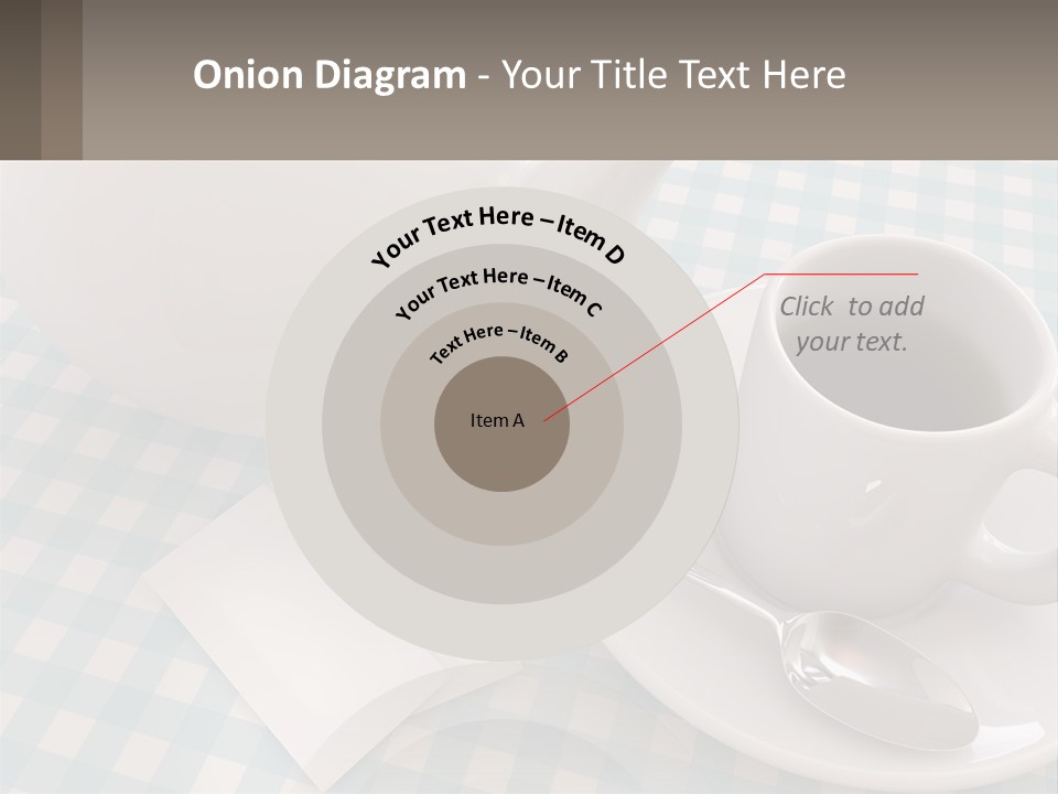 A Cup Of Tea Next To A Teapot On A Table PowerPoint Template
