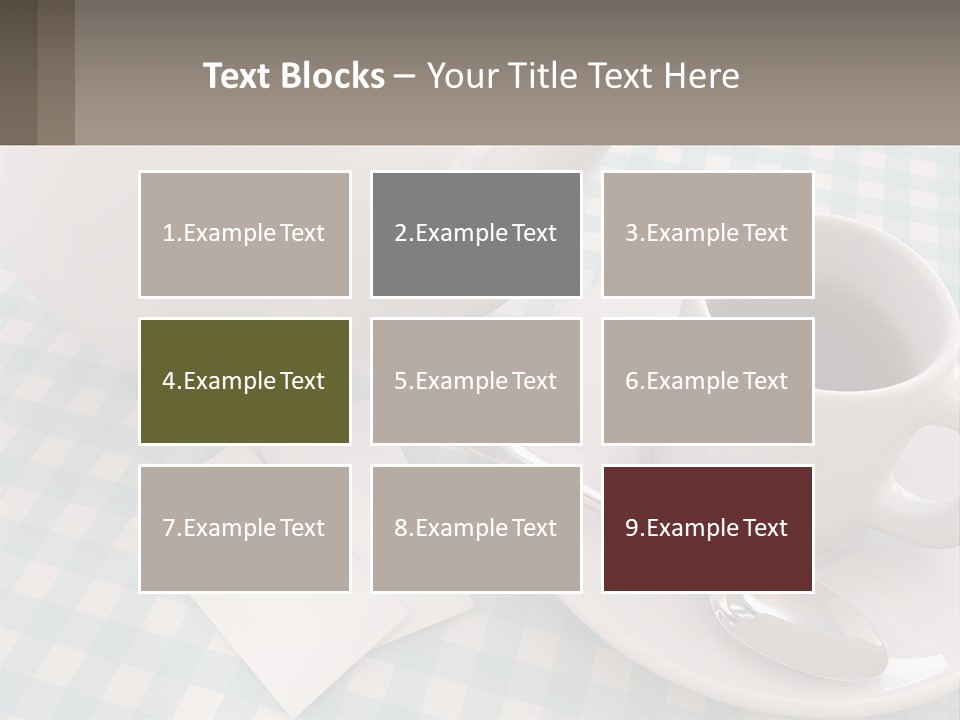 A Cup Of Tea Next To A Teapot On A Table PowerPoint Template