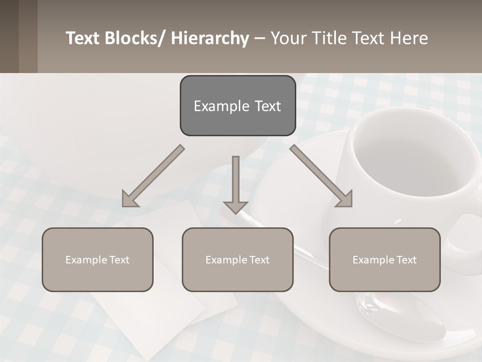 A Cup Of Tea Next To A Teapot On A Table PowerPoint Template