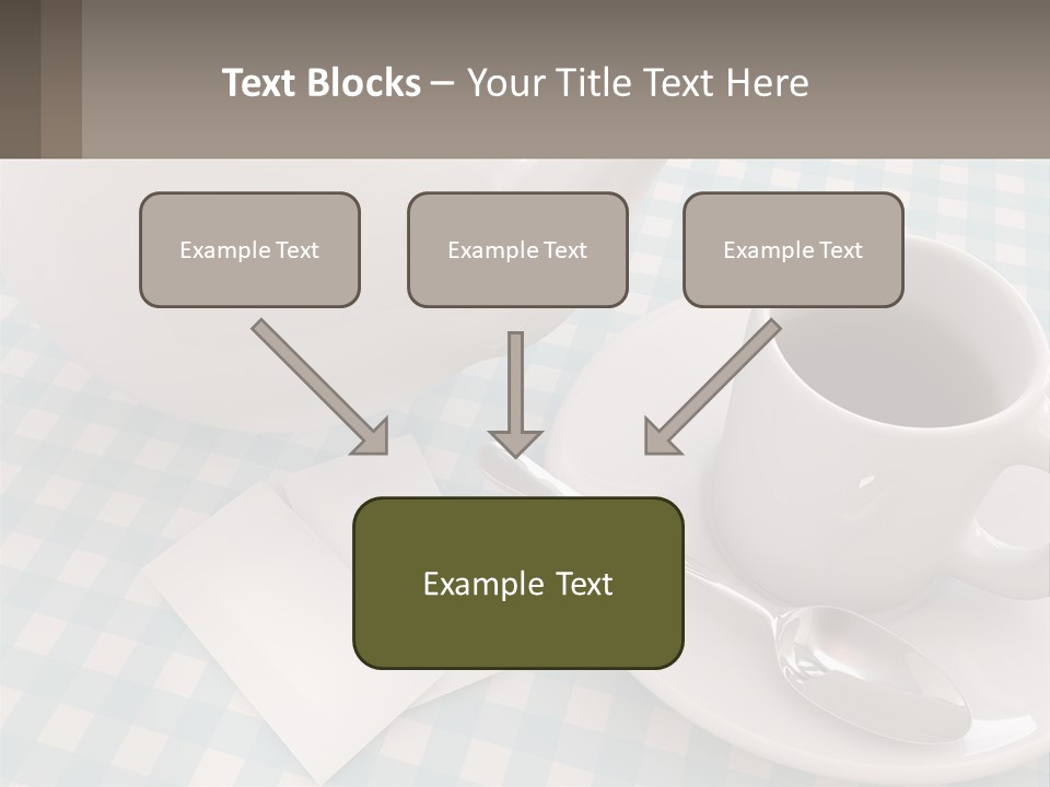 A Cup Of Tea Next To A Teapot On A Table PowerPoint Template