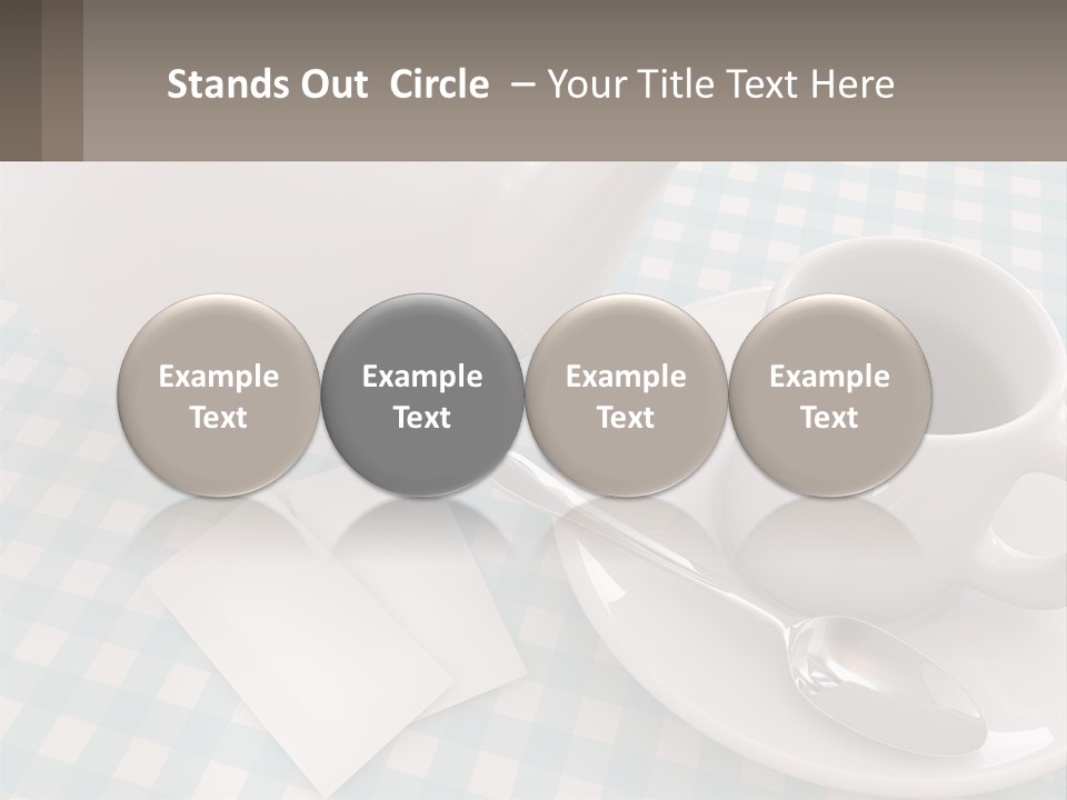 A Cup Of Tea Next To A Teapot On A Table PowerPoint Template