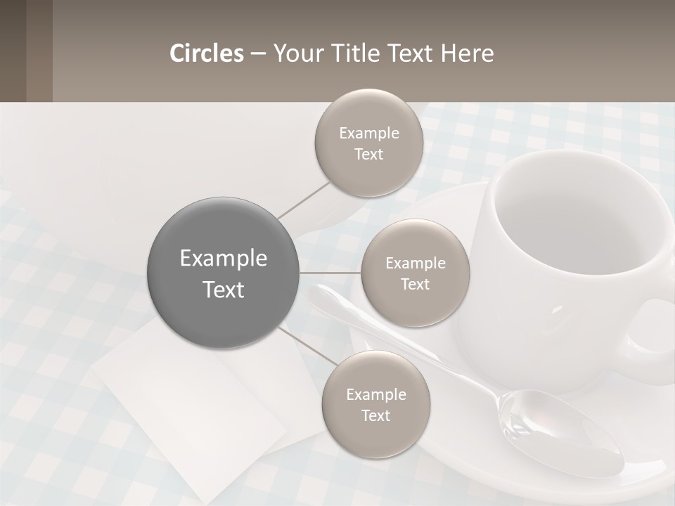 A Cup Of Tea Next To A Teapot On A Table PowerPoint Template