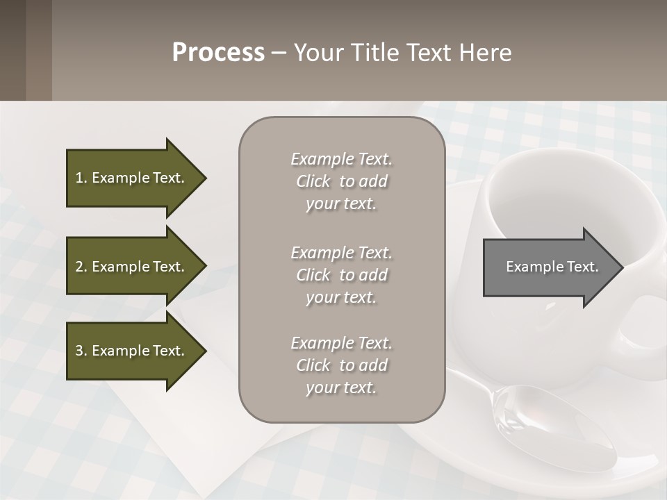 A Cup Of Tea Next To A Teapot On A Table PowerPoint Template