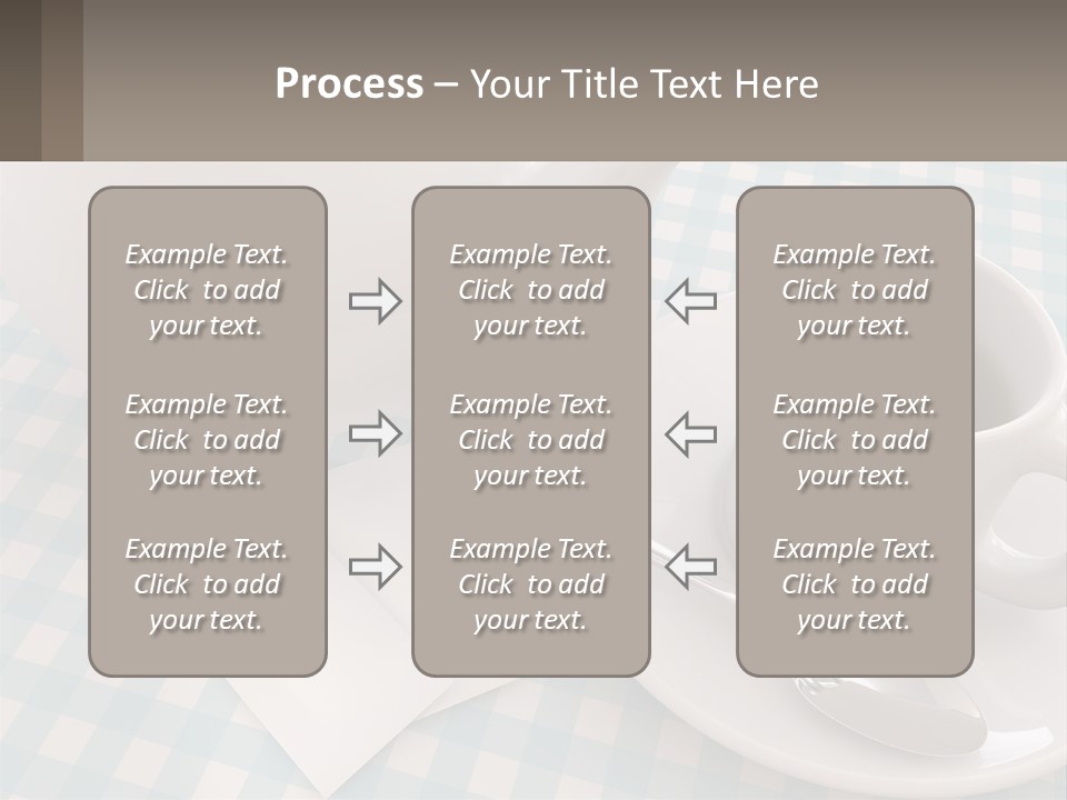 A Cup Of Tea Next To A Teapot On A Table PowerPoint Template