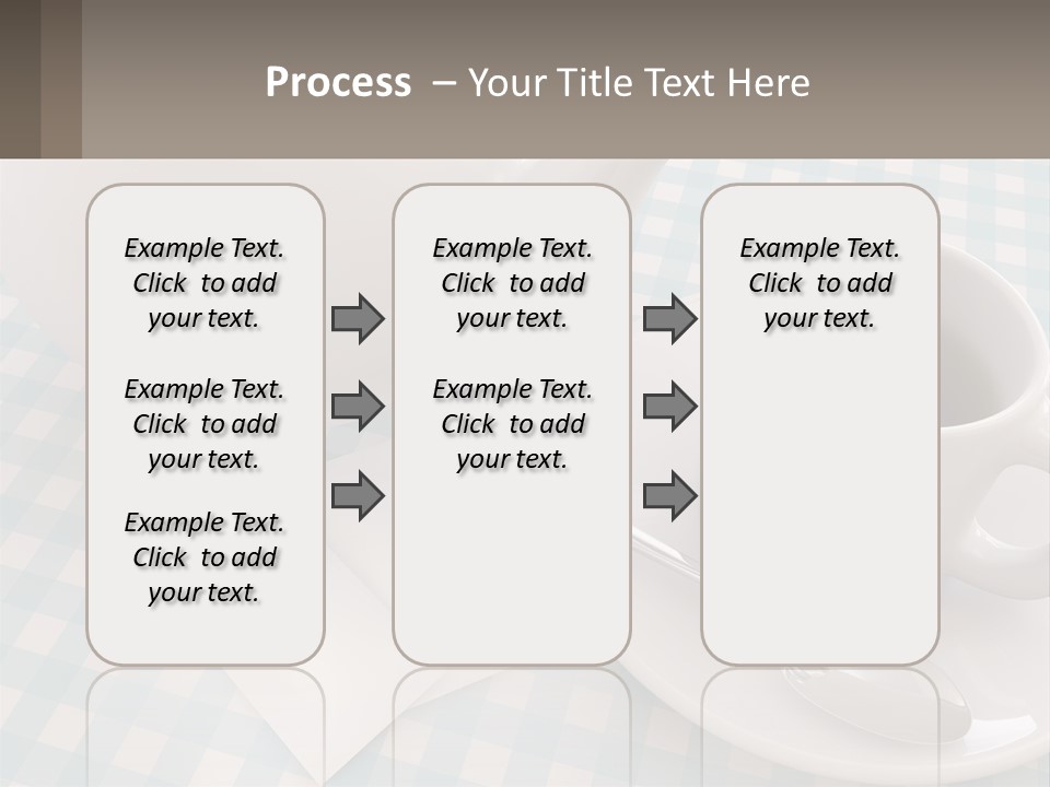 A Cup Of Tea Next To A Teapot On A Table PowerPoint Template