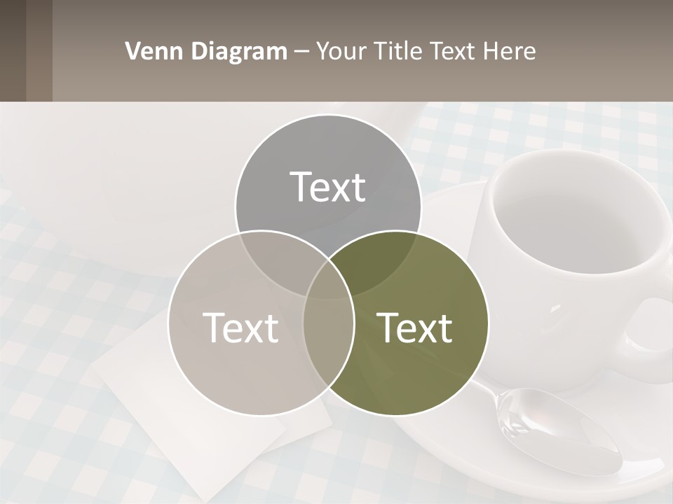 A Cup Of Tea Next To A Teapot On A Table PowerPoint Template