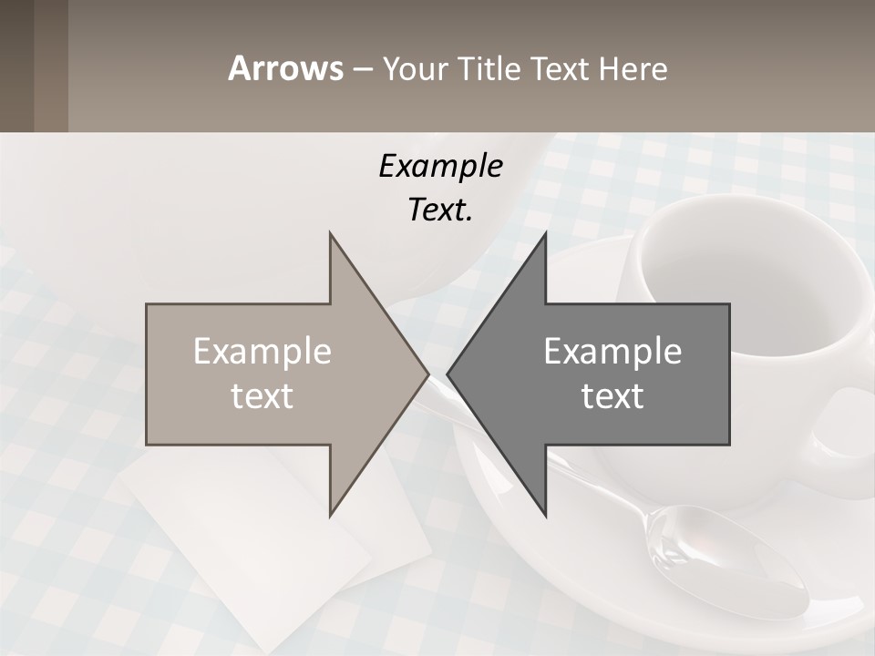 A Cup Of Tea Next To A Teapot On A Table PowerPoint Template