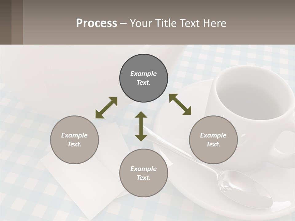 A Cup Of Tea Next To A Teapot On A Table PowerPoint Template