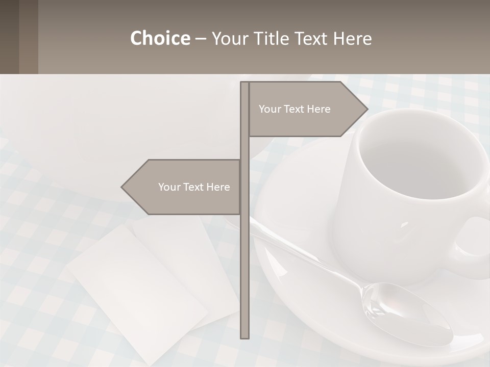 A Cup Of Tea Next To A Teapot On A Table PowerPoint Template