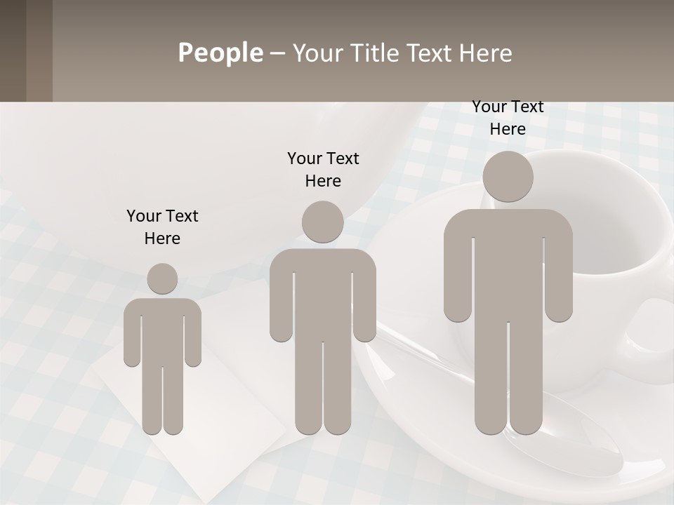 A Cup Of Tea Next To A Teapot On A Table PowerPoint Template