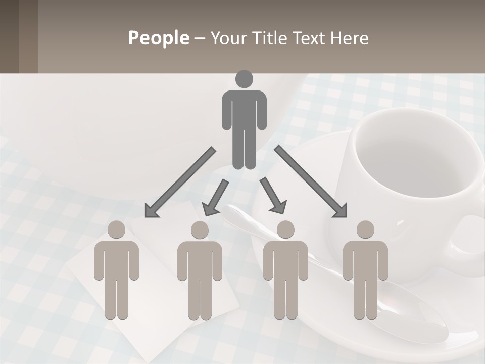 A Cup Of Tea Next To A Teapot On A Table PowerPoint Template