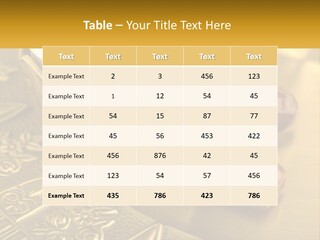 A Cup Of Tea And Two Dates On A Plate PowerPoint Template