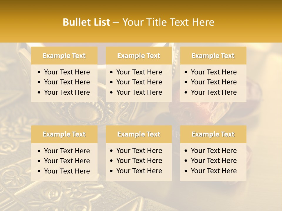 A Cup Of Tea And Two Dates On A Plate PowerPoint Template