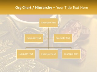 A Cup Of Tea And Two Dates On A Plate PowerPoint Template