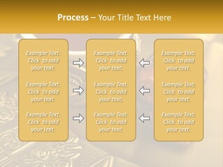 A Cup Of Tea And Two Dates On A Plate PowerPoint Template