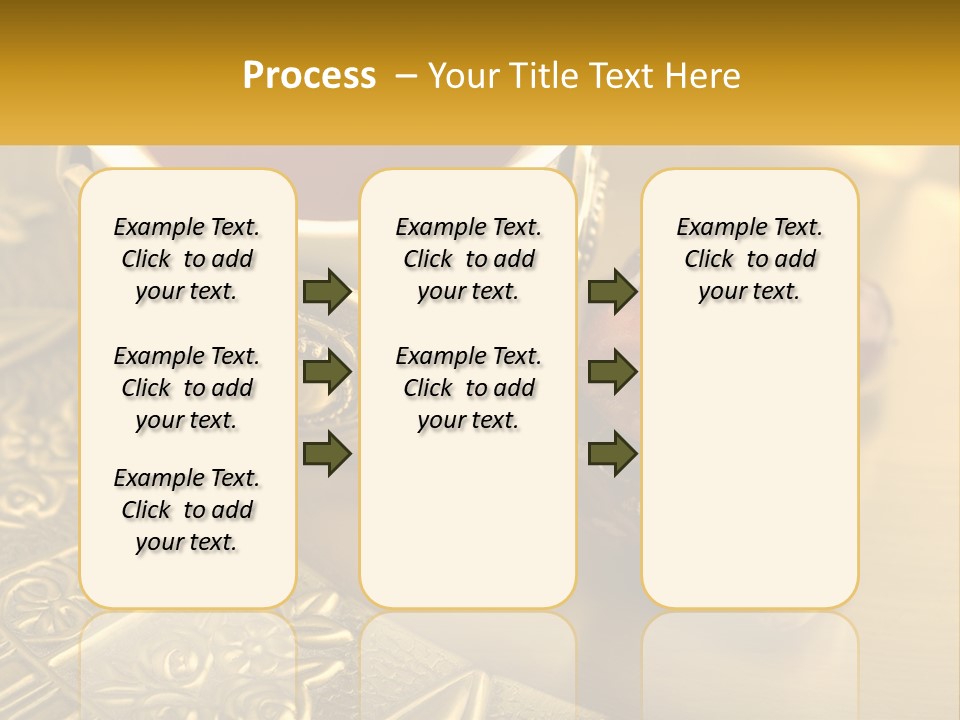 A Cup Of Tea And Two Dates On A Plate PowerPoint Template