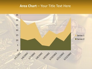 A Cup Of Tea And Two Dates On A Plate PowerPoint Template