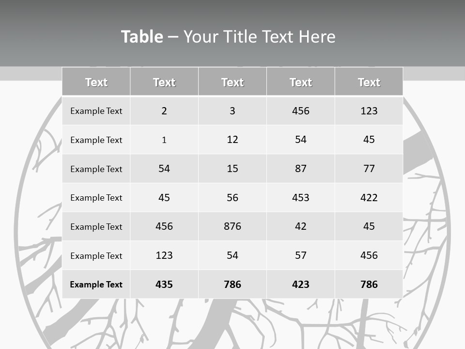 A Bird Sitting On A Tree Branch In A Circle PowerPoint Template