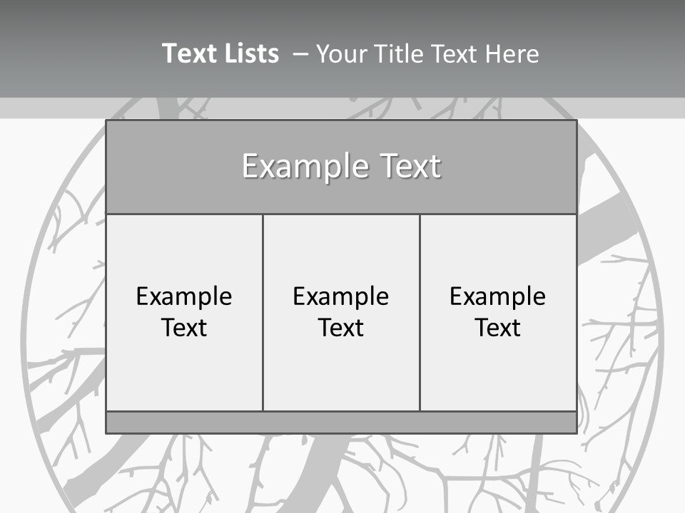 A Bird Sitting On A Tree Branch In A Circle PowerPoint Template