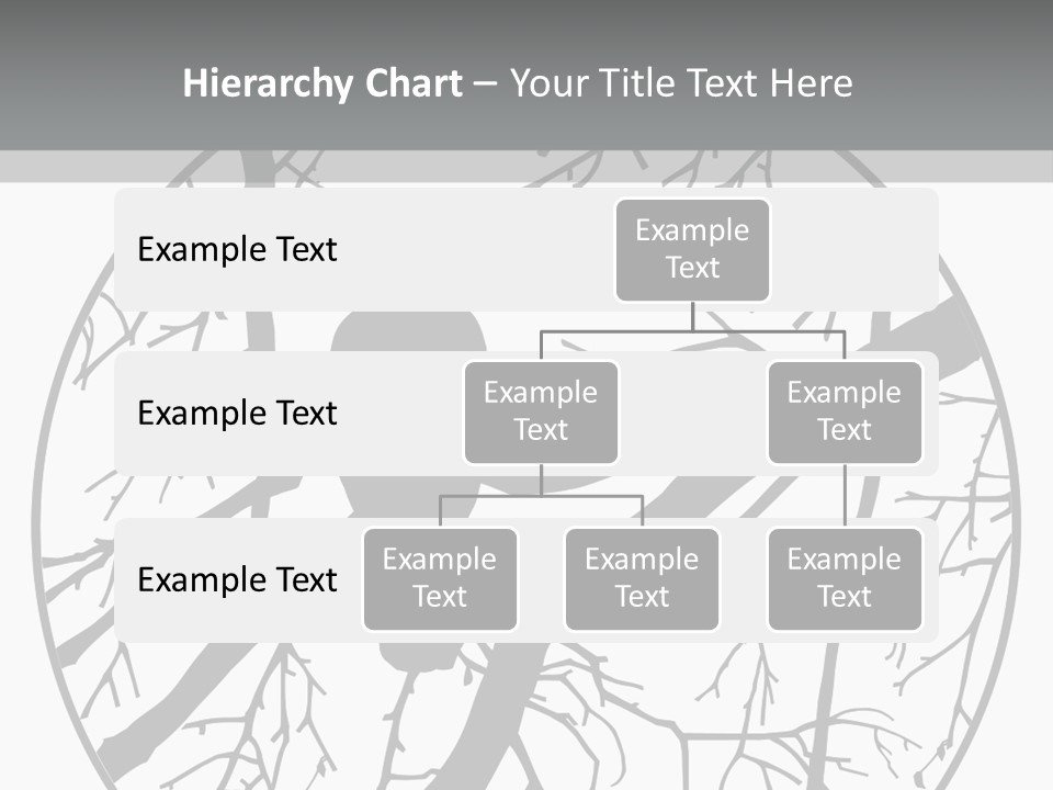 A Bird Sitting On A Tree Branch In A Circle PowerPoint Template