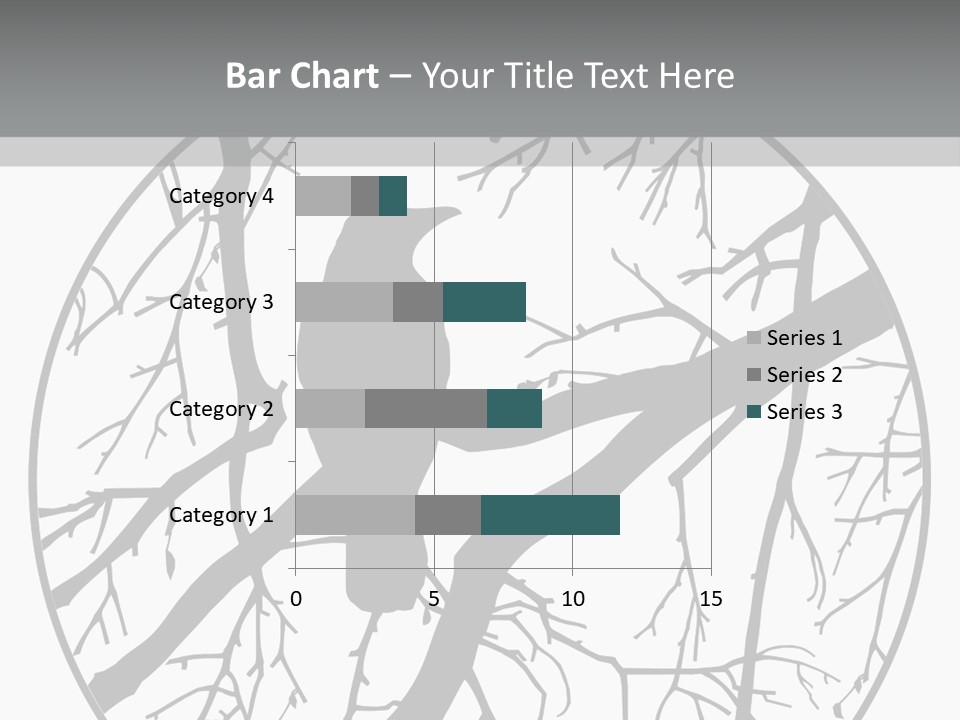 A Bird Sitting On A Tree Branch In A Circle PowerPoint Template