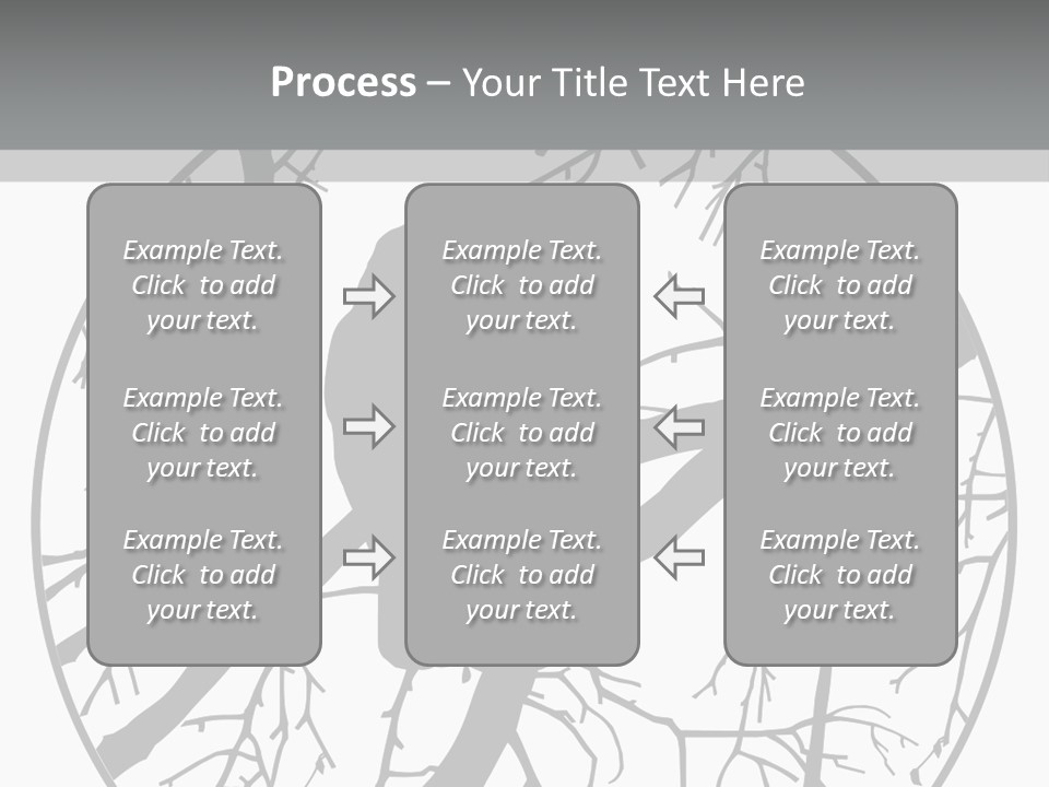 A Bird Sitting On A Tree Branch In A Circle PowerPoint Template