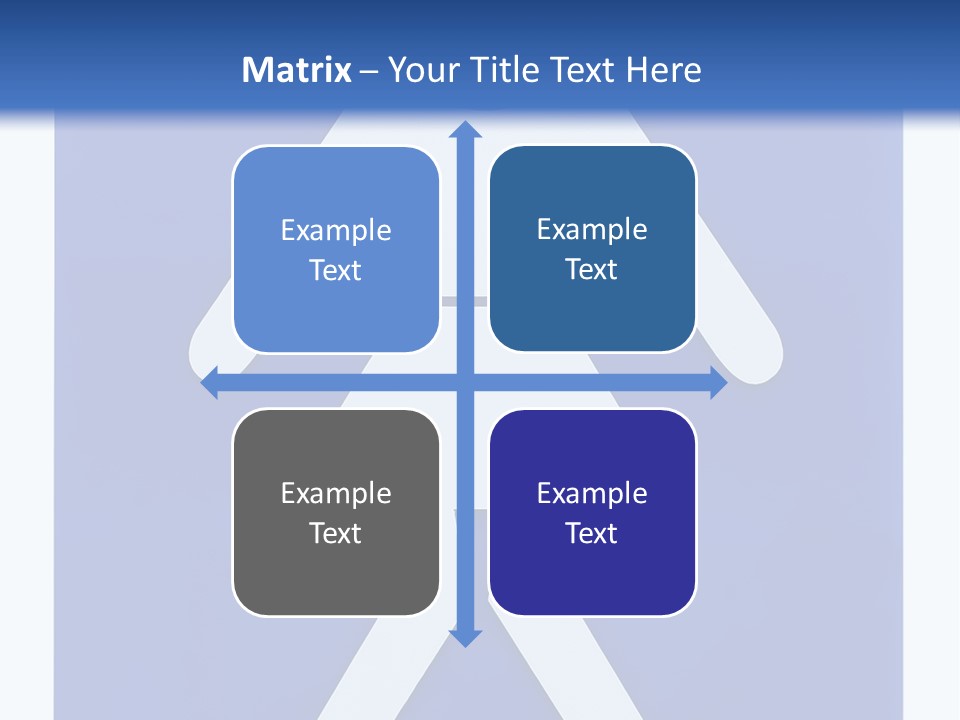 A Blue Sign With A Woman Holding A Child's Head PowerPoint Template