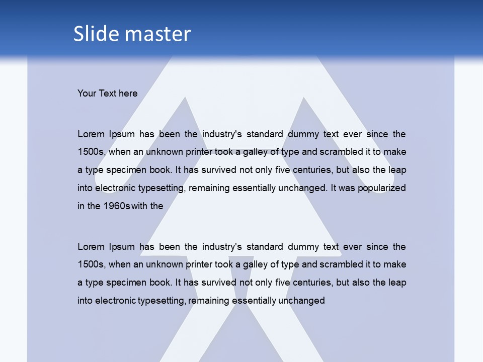 A Blue Sign With A Woman Holding A Child's Head PowerPoint Template