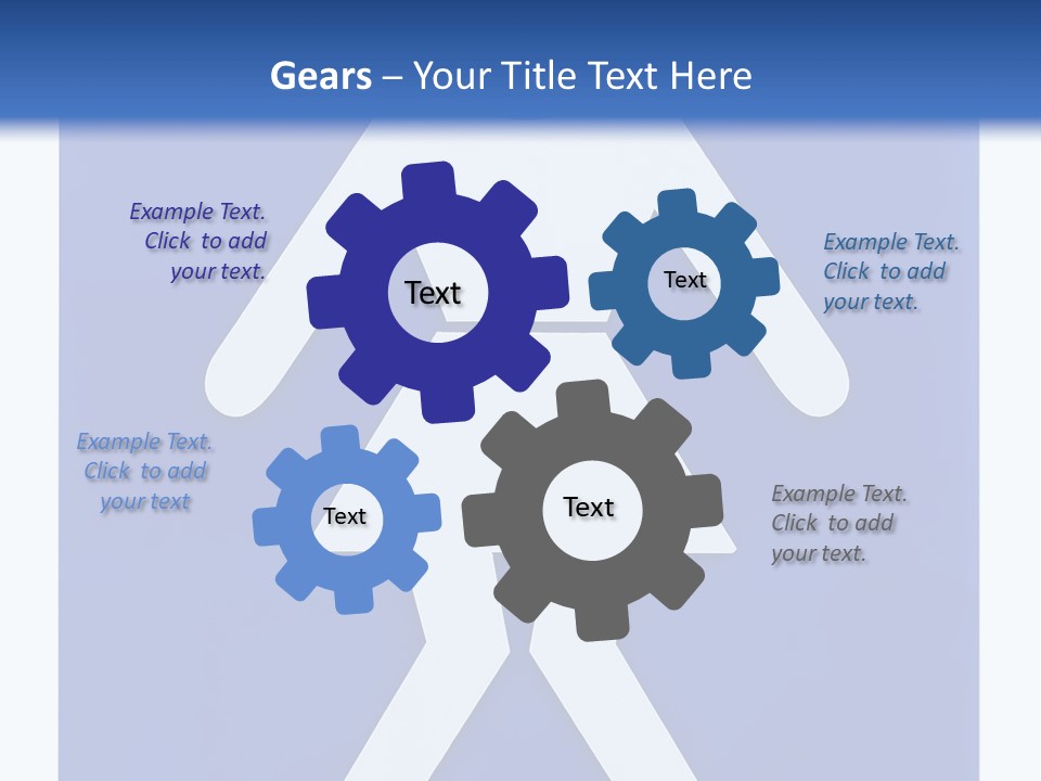 A Blue Sign With A Woman Holding A Child's Head PowerPoint Template