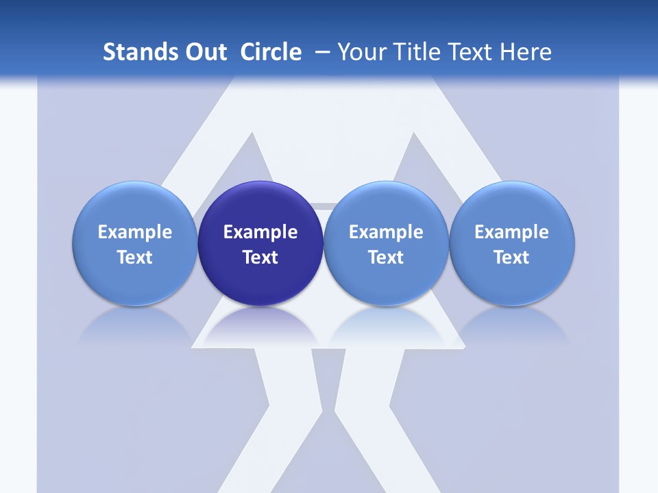 A Blue Sign With A Woman Holding A Child's Head PowerPoint Template