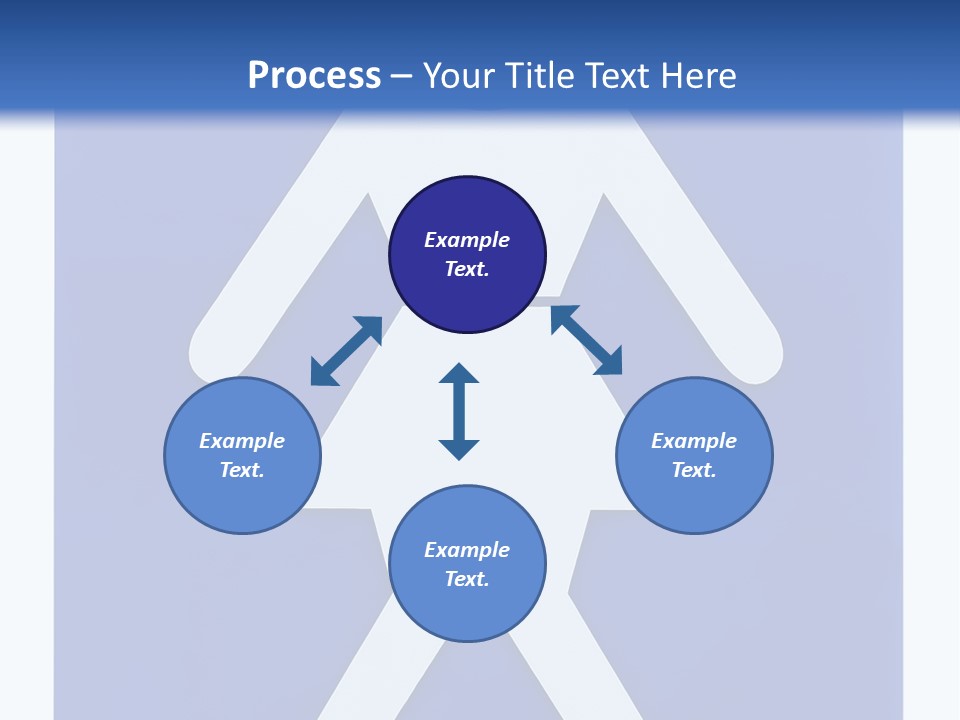 A Blue Sign With A Woman Holding A Child's Head PowerPoint Template